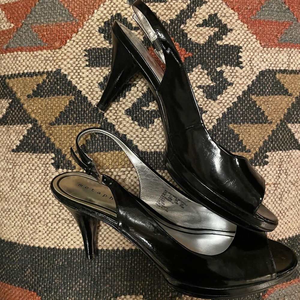 Elegant black platforms